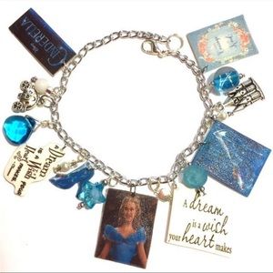 Disney Cinderella Inspired Charm Bracelet handmade